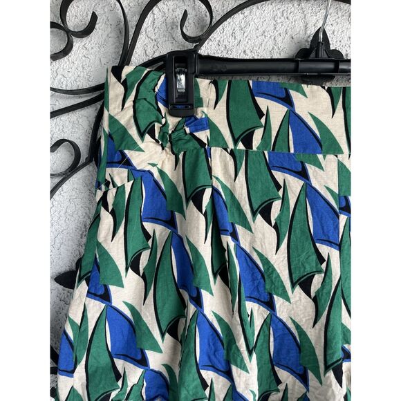 Zara High Rise Linen Blend Shorts - Size XL - Multicolored - Picture 3 of 6